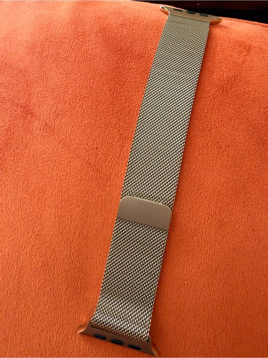 Apple Accessories - Stainless Steel Milanese Mesh Apple Watch Band - Gold 46 mm